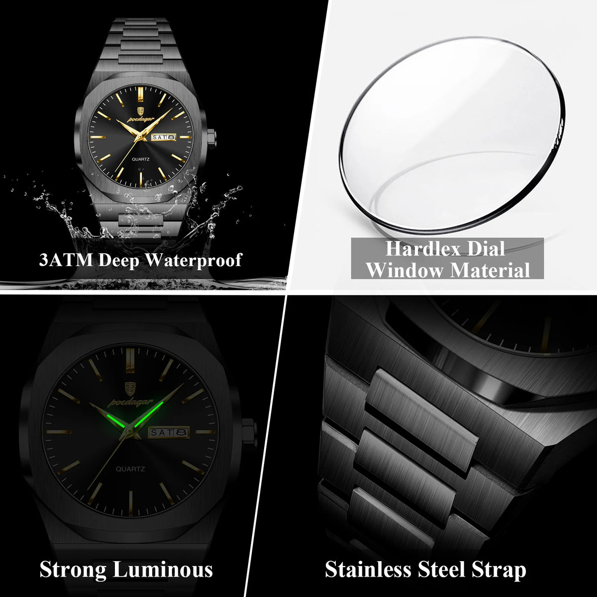 POEDAGAR Male Watch