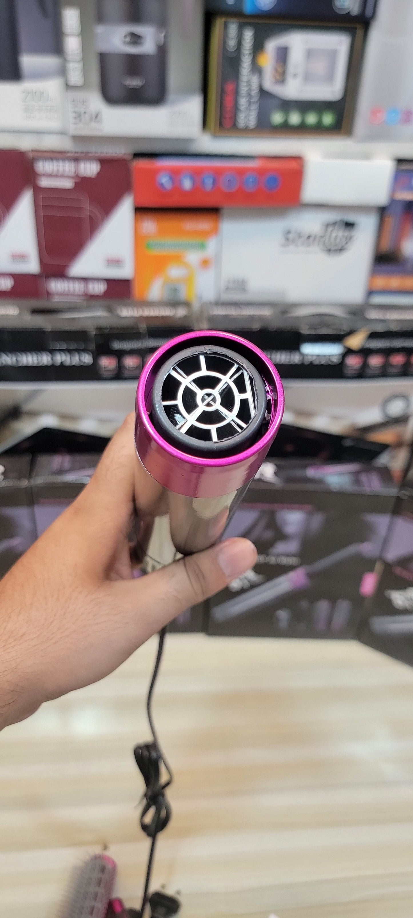 Imported 5-in-1 Hair Styler | Hair Straightner | Hair Curler | Hair Roller | Blower  | Dryer