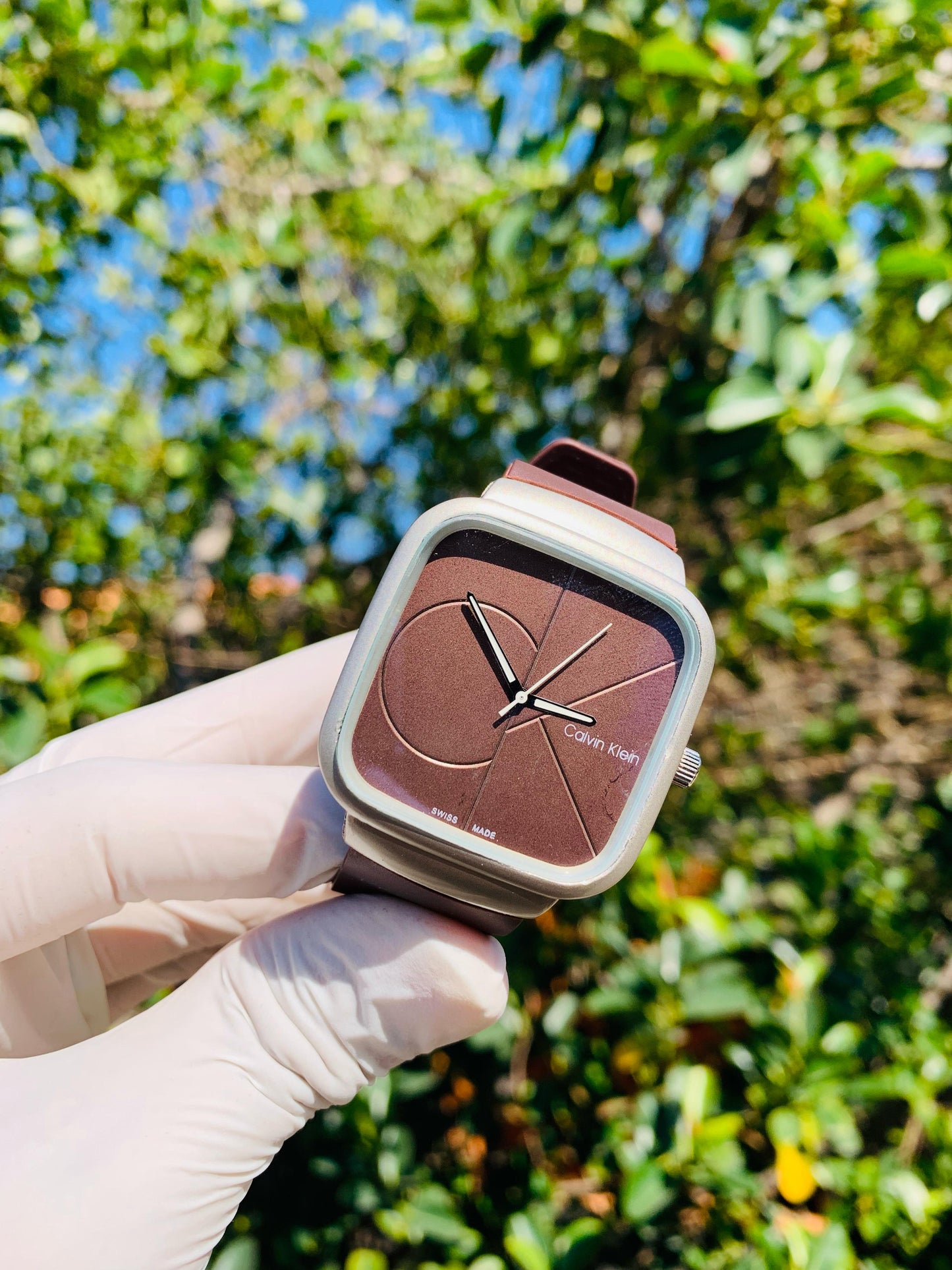 Calvin Klein Slim Square Case Wristwatch